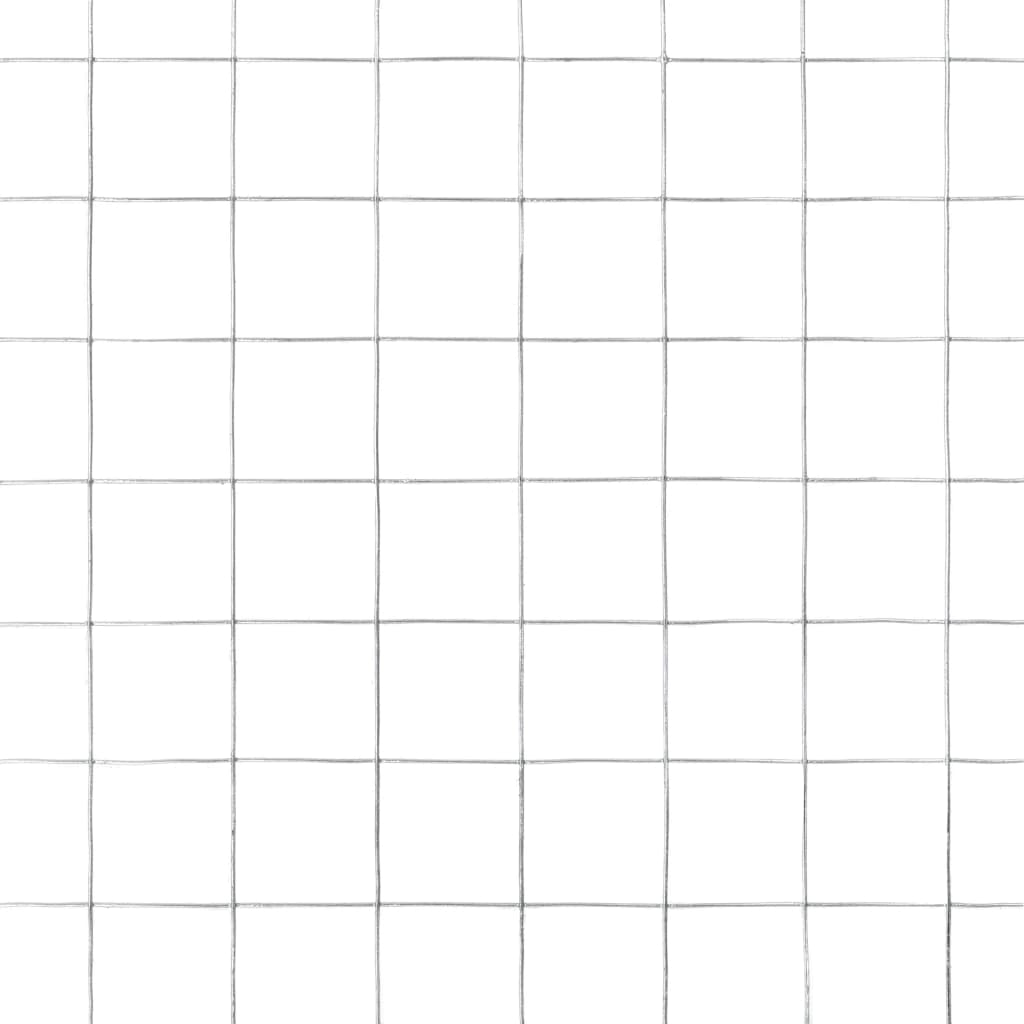 Συρματόπλεγμα Κοτετσόσυρμα Ασημί 10 x 1,5 μ. Γαλβαν. Ατσάλι - PAKOBAZAAR