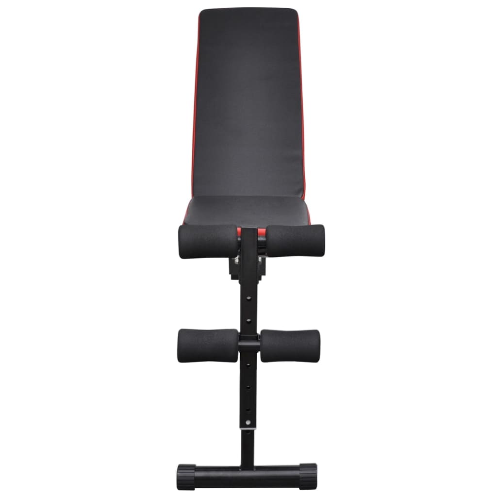 Πάγκος Κοιλιακών Ρυθμιζόμενος με Σετ Μπάρα και Αλτήρες 60,5 κ. - PAKOBAZAAR