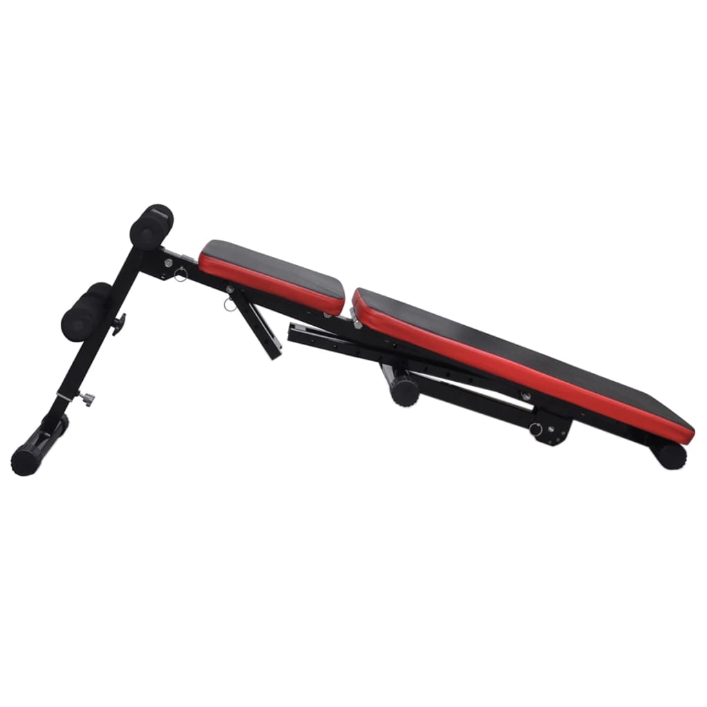 Πάγκος Κοιλιακών Ρυθμιζόμενος με Σετ Μπάρα και Αλτήρες 30,5 κ. - Pakobazaar