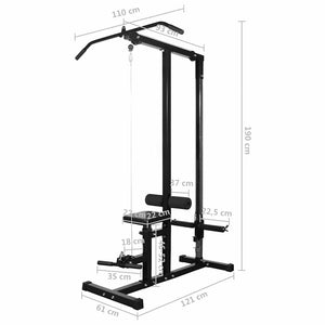 Power Tower με Σετ Μπάρας και Αλτήρες 30,5 κ. - PAKOBAZAAR