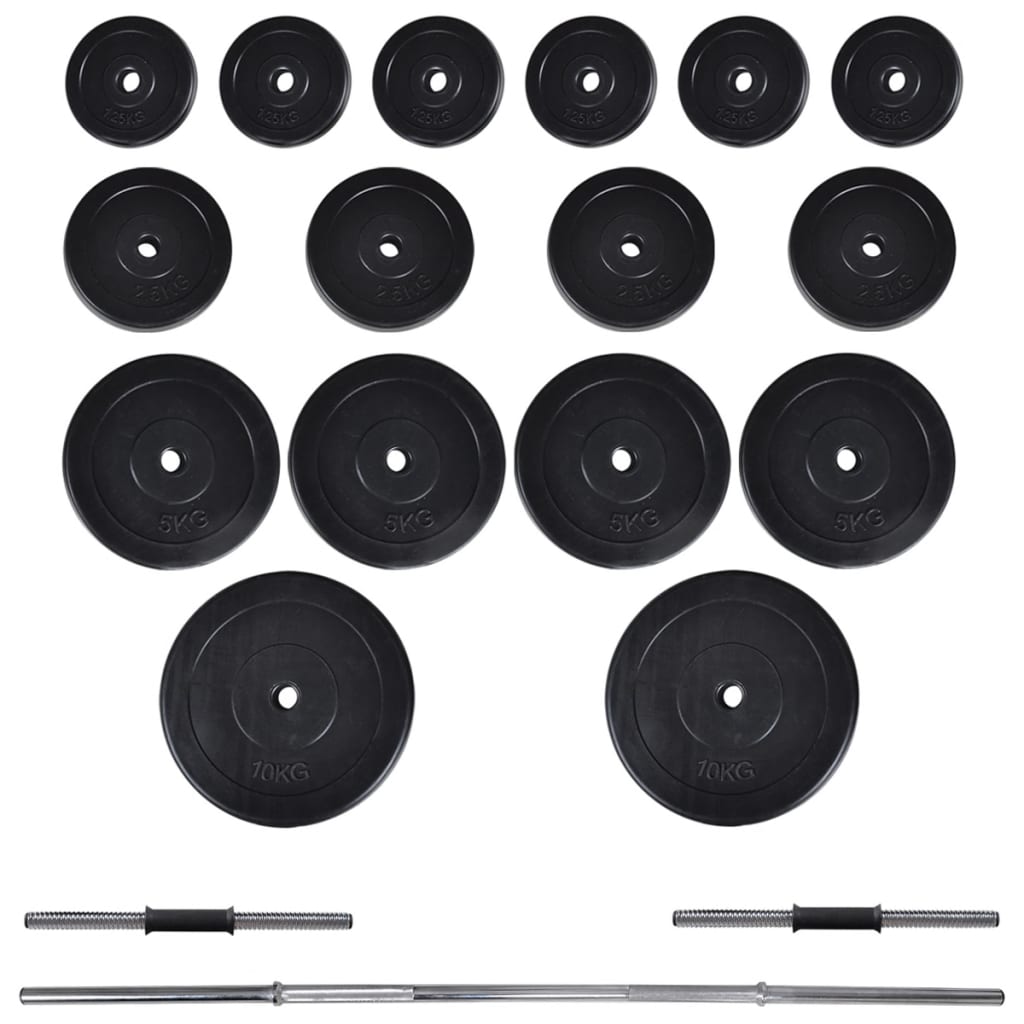 Power Tower Επιτοίχιο με Σετ Μπάρας και Αλτήρες 60,5 κ. - PAKOBAZAAR