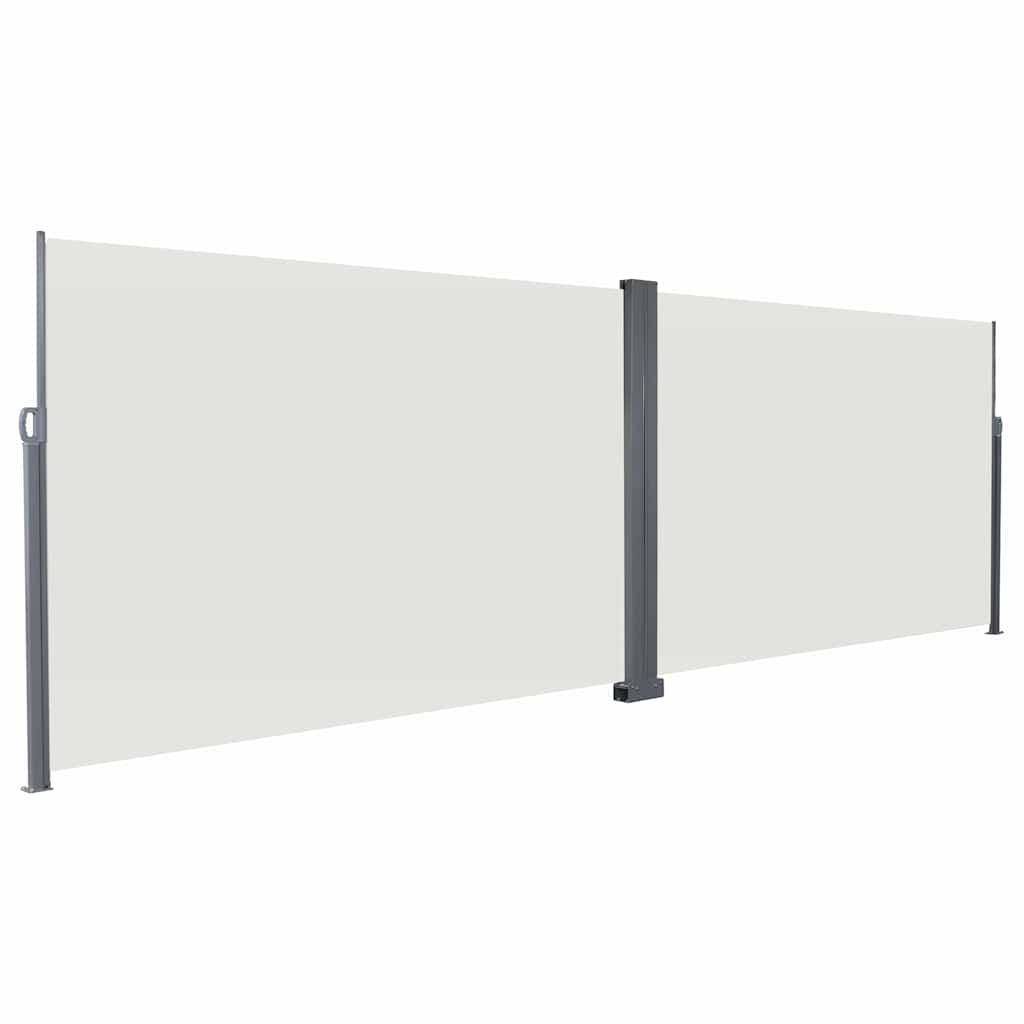 Ανακλινόμενος Πλευρικός Απλώστρα Κρεμ 600 x 200 εκ. Μέταλλο