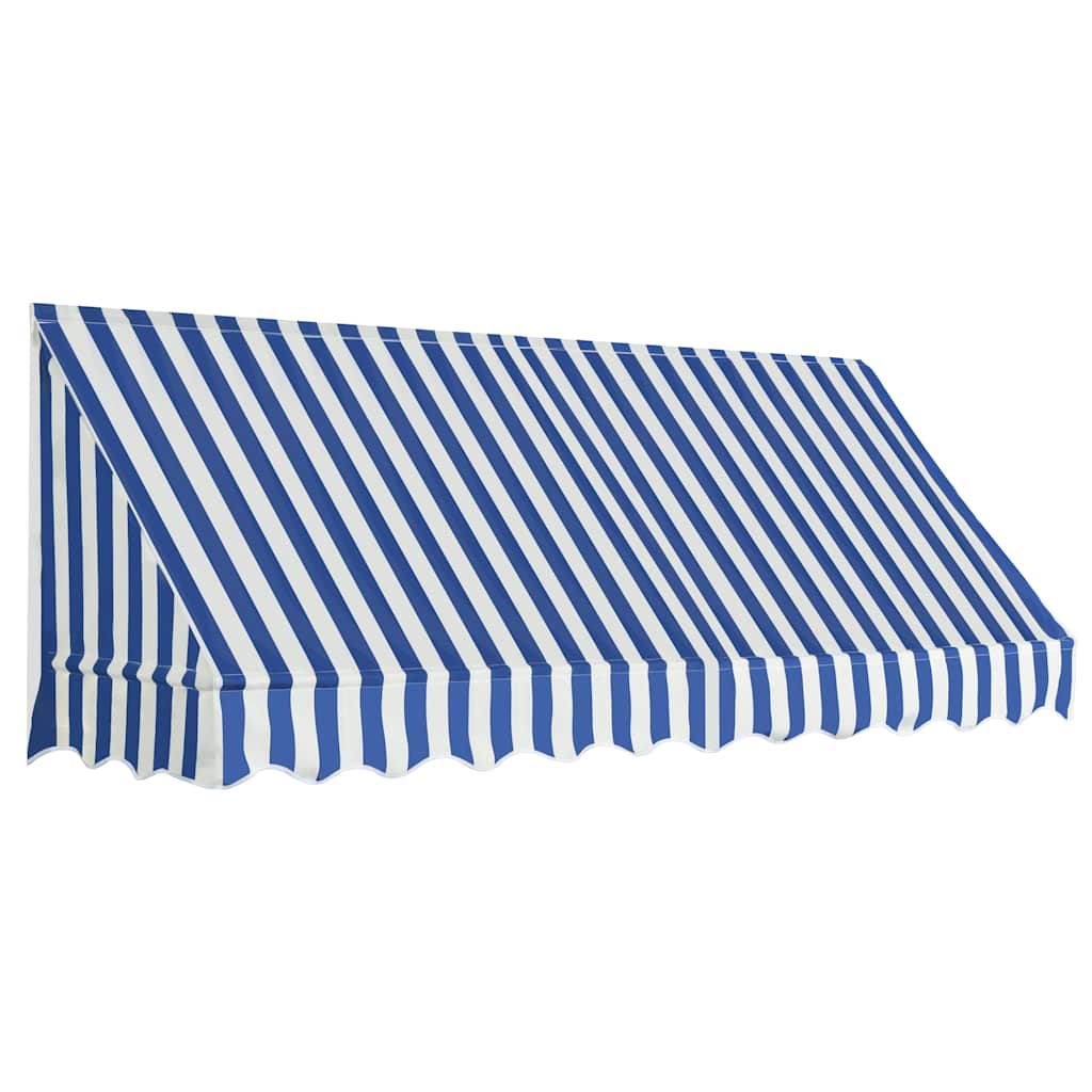 Τέντα Bistro Μπλε / Λευκό 250 x 120 εκ.
