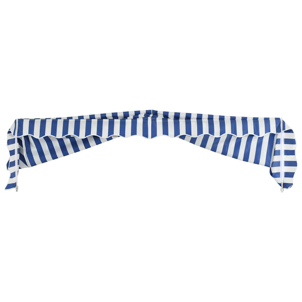 Τέντα Bistro Μπλε / Λευκό 250 x 120 εκ.