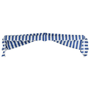 Τέντα Bistro Μπλε / Λευκό 250 x 120 εκ.