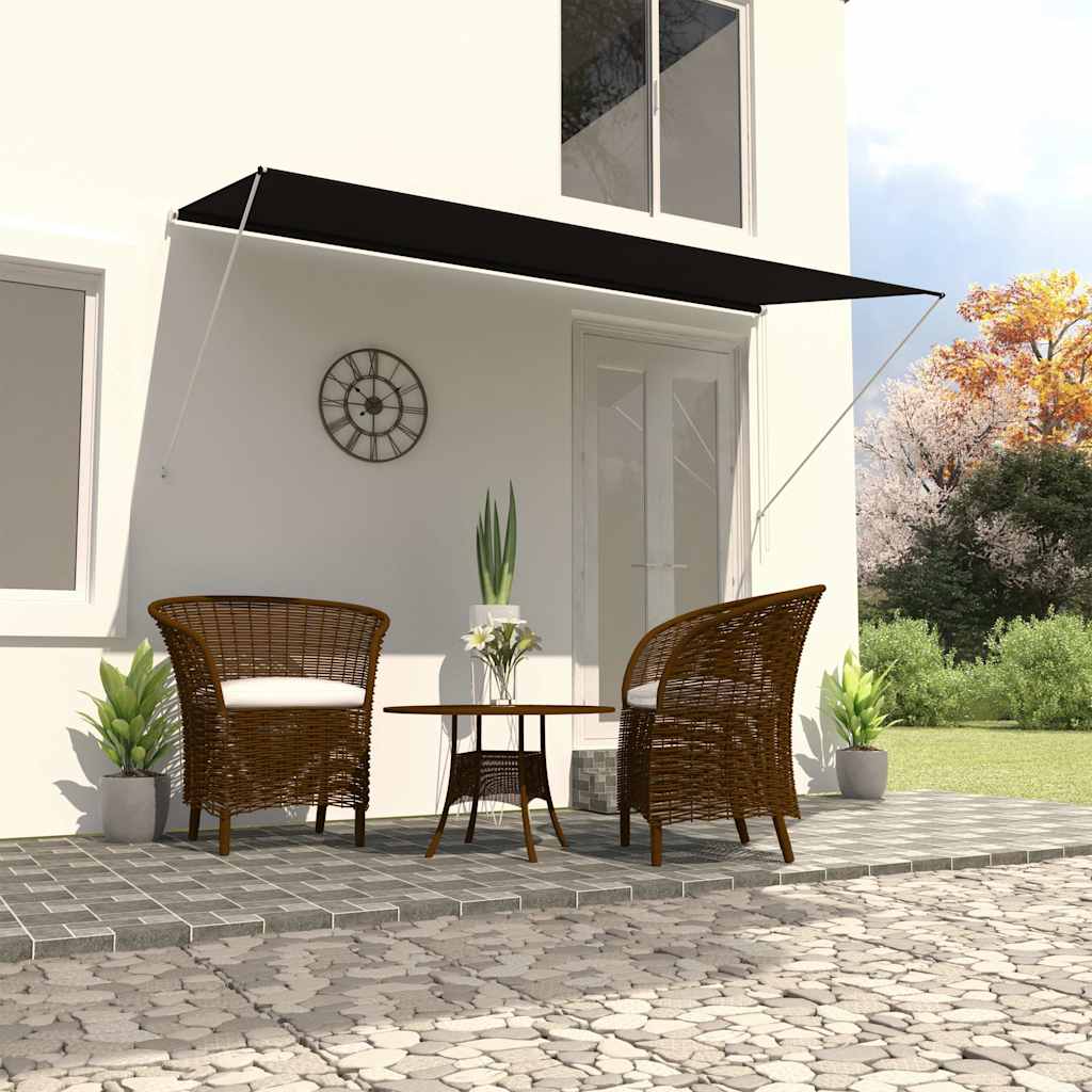 Τέντα Συρόμενη Ανθρακί 250 x 150 εκ. - PAKOBAZAAR