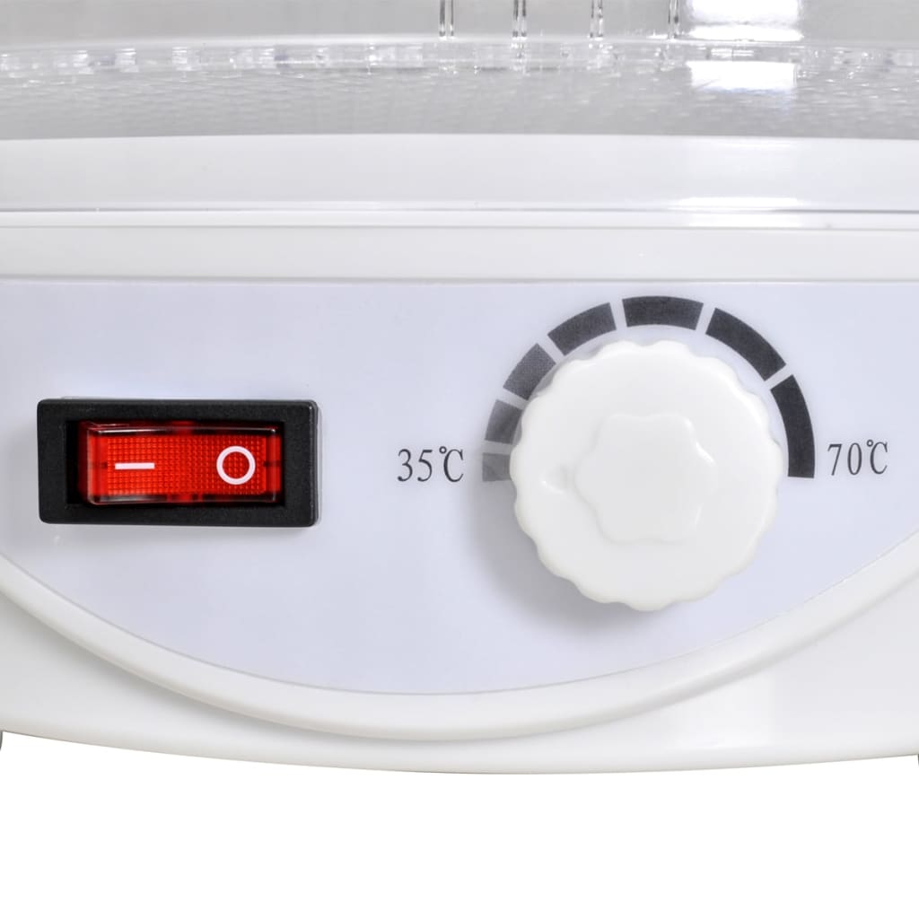 Αποξηραντής Τροφίμων Στρογγυλός 250 W με 6 Δίσκους - PAKOBAZAAR