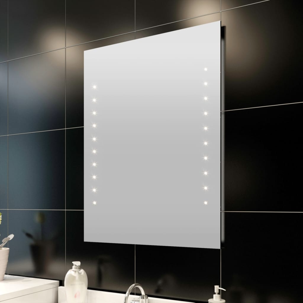 Καθρέφτης Μπάνιου 50 x 60 εκ. με Φωτισμό LED - Pakobazaar