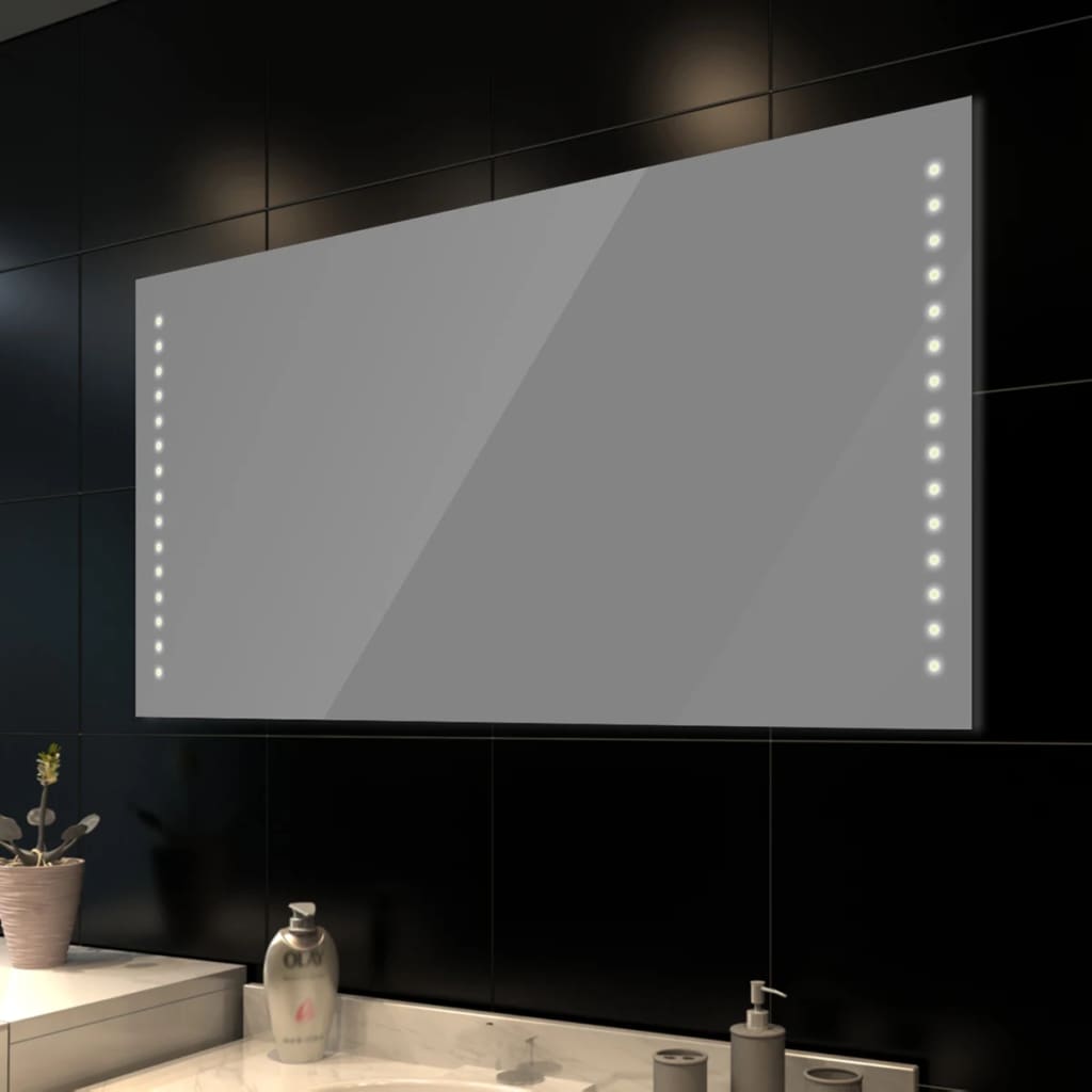 Καθρέφτης Μπάνιου 100 x 60 εκ. με Φωτισμό LED - PAKOBAZAAR