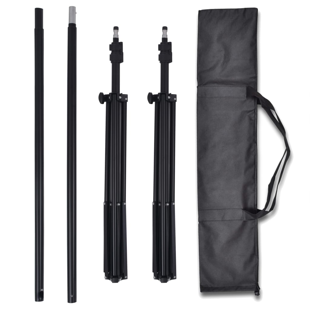 Κιτ Στούντιο με 3 Βαμβακερά Φόντα και Ρυθμιζόμενη Βάση 3 x 6 μ. - PAKOBAZAAR