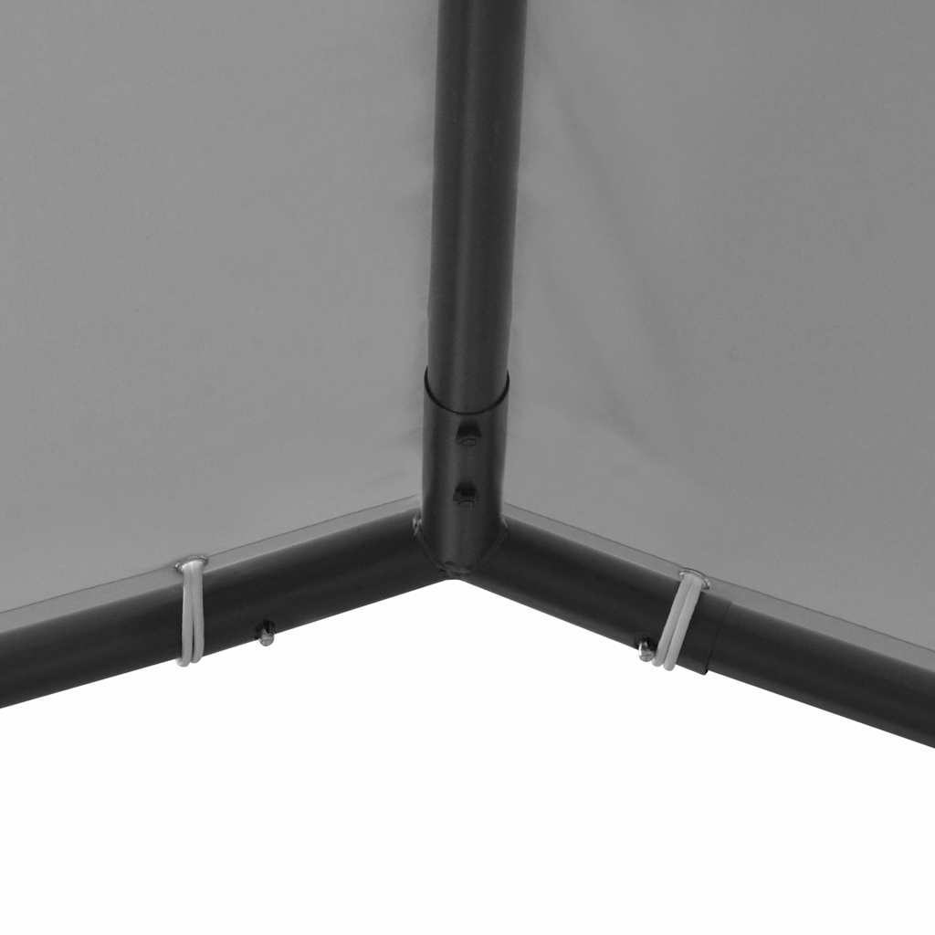 Κιόσκι Κήπου Ανθρακί 400 x 400 x 260 εκ. Ατσάλινο