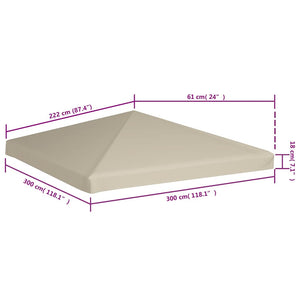 Κάλυμμα για Κιόσκι Μπεζ 3 x 3 μ. 310 γρ./μ²