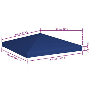Κάλυμμα για Κιόσκι Μπλε 3 x 3 μ. 310 γρ./μ²