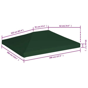 Κάλυμμα για Κιόσκι Πράσινο 4 x 3 μ. 310 γρ./μ²