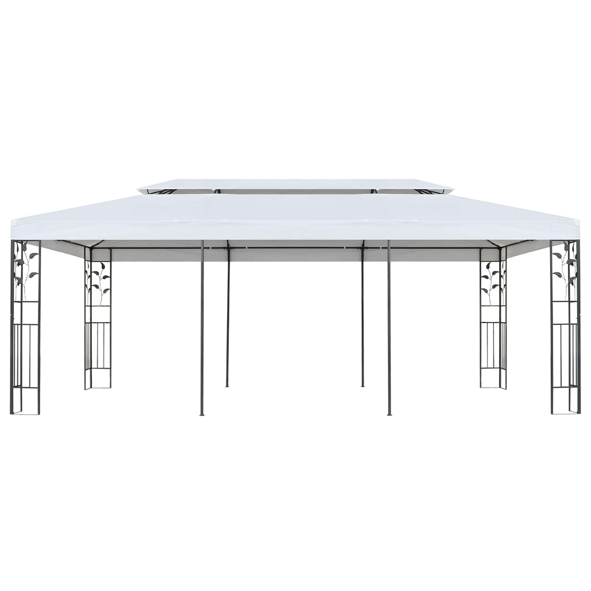 Ύφασμα για κιόσκι Λευκό 300 x 600 cm Πολυεστέρας
