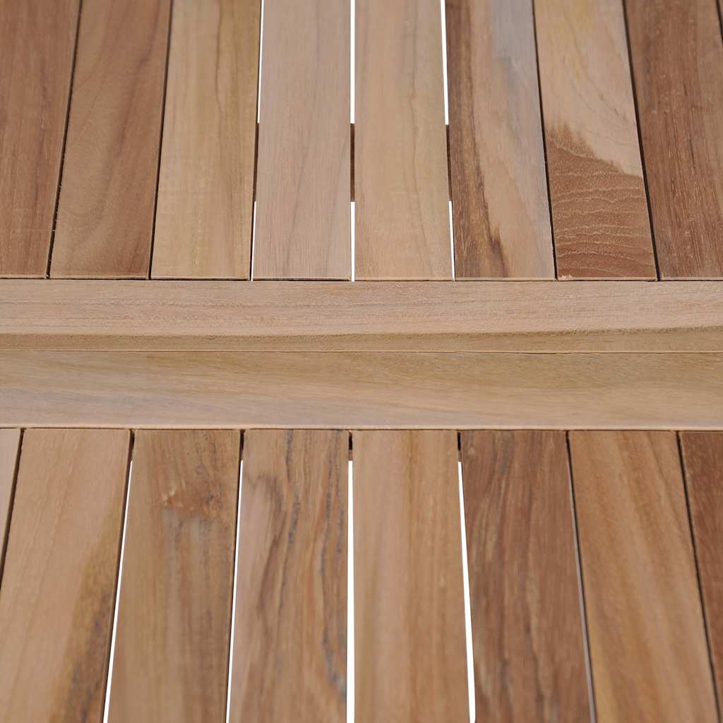 Τραπέζι Bistro Πτυσσόμενο 60 x 60 x 65 εκ. από Μασίφ Ξύλο Teak