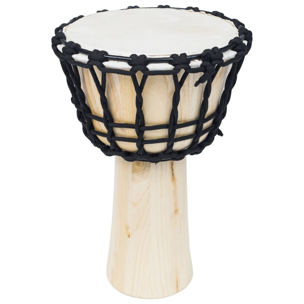 Κρουστό Djembe με Σχοινιά 25 εκ. από Δέρμα Κατσίκας