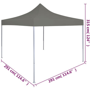 Τέντα Εκδηλώσεων Πτυσσόμενη Pop-Up Ανθρακί 3 x 3 μ. - Pakobazaar