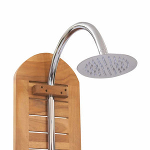 Ντουζιέρα Κήπου 70 x 75 x 204 εκ. από Μασίφ Ξύλο Teak - Pakobazaar