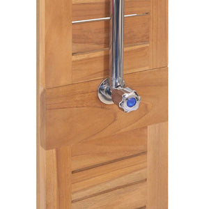 Ντουζιέρα Κήπου 70 x 75 x 204 εκ. από Μασίφ Ξύλο Teak - Pakobazaar