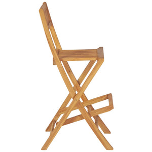 Σετ Επίπλων Μπαρ 3 τεμ. από Μασίφ Ξύλο Teak