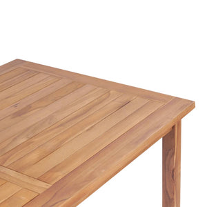 Τραπέζι Μπαρ Κήπου 120 x 65 x 110 εκ. από Μασίφ Ξύλο Teak