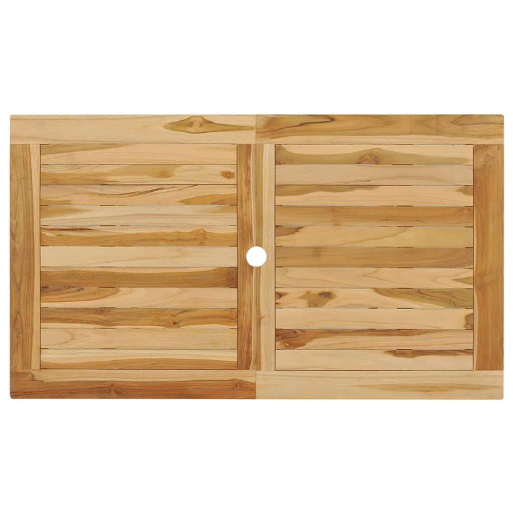 Σετ Τραπεζαρίας Εξωτερικού Χώρου 5 τεμ. από Μασίφ Ξύλο Teak