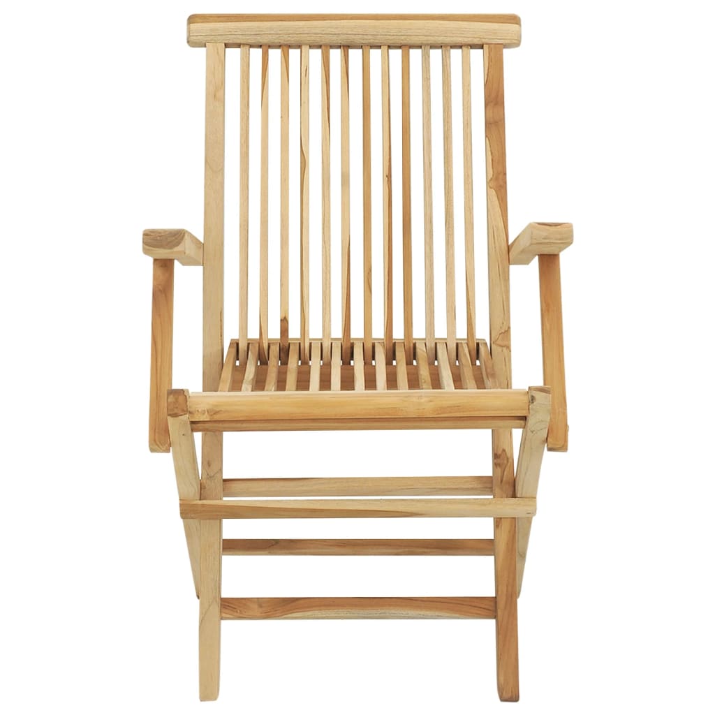 Σετ Τραπεζαρίας Εξωτερικού Χώρου 5 τεμ. από Μασίφ Ξύλο Teak