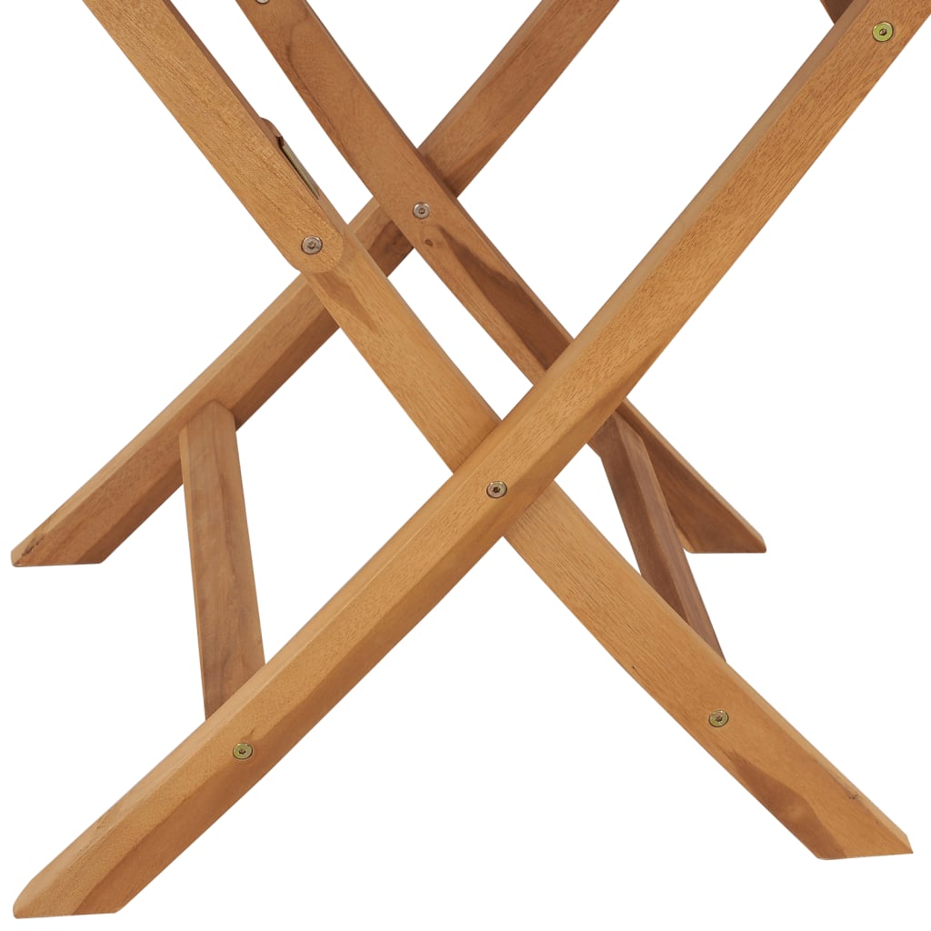 Τραπέζι Κήπου Πτυσσόμενο 85 x 76 εκ. από Μασίφ Ξύλο Teak - Pakobazaar