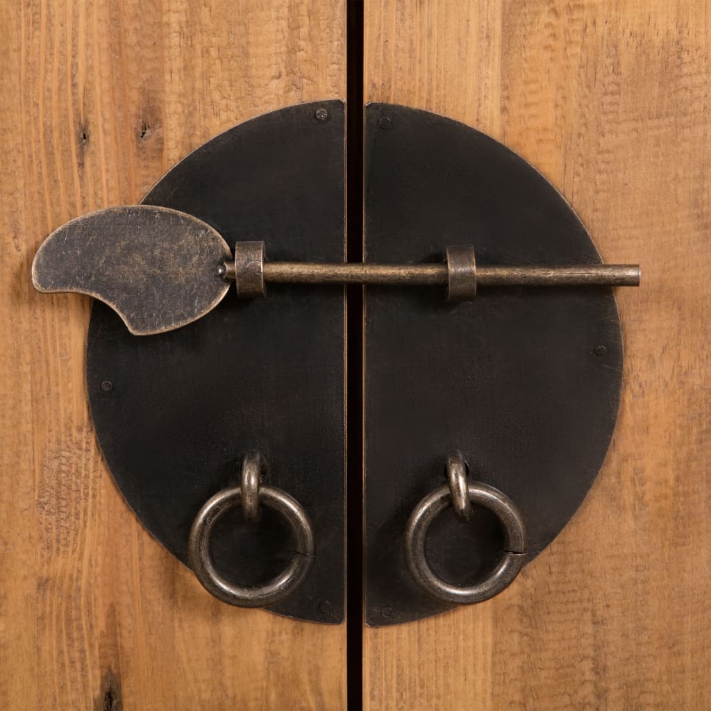 Σετ Μπάνιου 5 Τεμ. από Μασίφ Ξύλο Πεύκου - PAKOBAZAAR