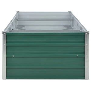Ζαρντινιέρα Υπερυψωμένη Γκρι 240x80x45 εκ. Γαλβανισμ. Χάλυβας - Pakobazaar