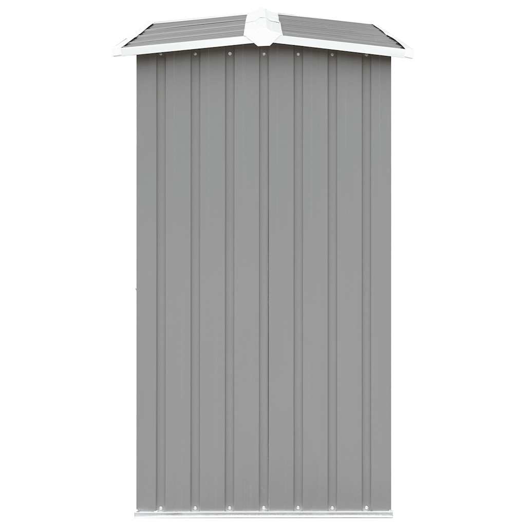 Υπόστεγο Αποθήκευσης Ξύλων Κήπου Γκρι 172x91x154 εκ. Ατσάλι - Pakobazaar