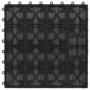 Πλάκα Κατασκευής 3D Σχεδίαση 11 pcs Γκρι 30 x 30 cm WPC - Pakobazaar