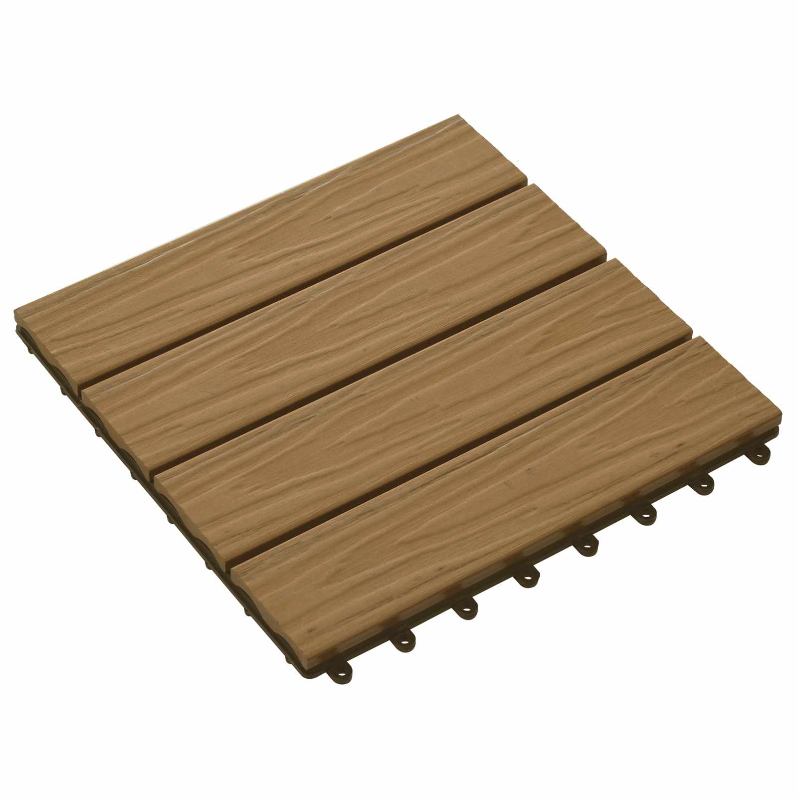 Πλάκα Κατασκευής 3D Σχεδίαση 11 pcs Ξύλο teak 30 x 30 cm WPC - Pakobazaar