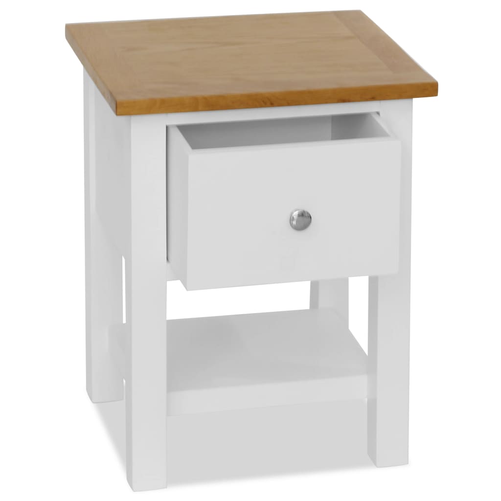 Κομοδίνο 36 x 30 x 47 εκ. από Μασίφ Ξύλο Δρυός - PAKOBAZAAR
