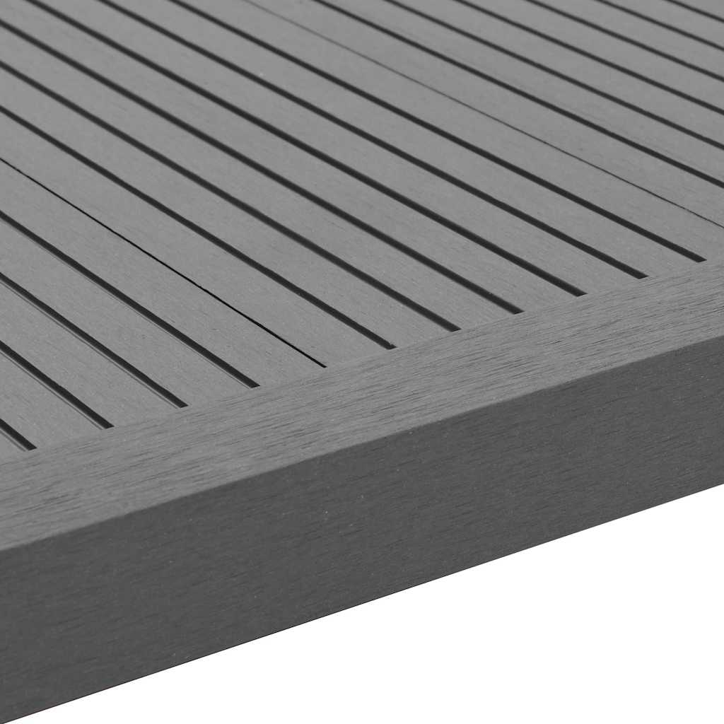 Γωνίες Deck 5 τεμ Γκρι 170 εκ. από WPC - Pakobazaar