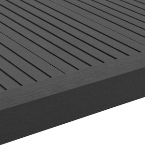 Γωνίες Deck 5 τεμ Μαύρες 170 εκ. από WPC - Pakobazaar