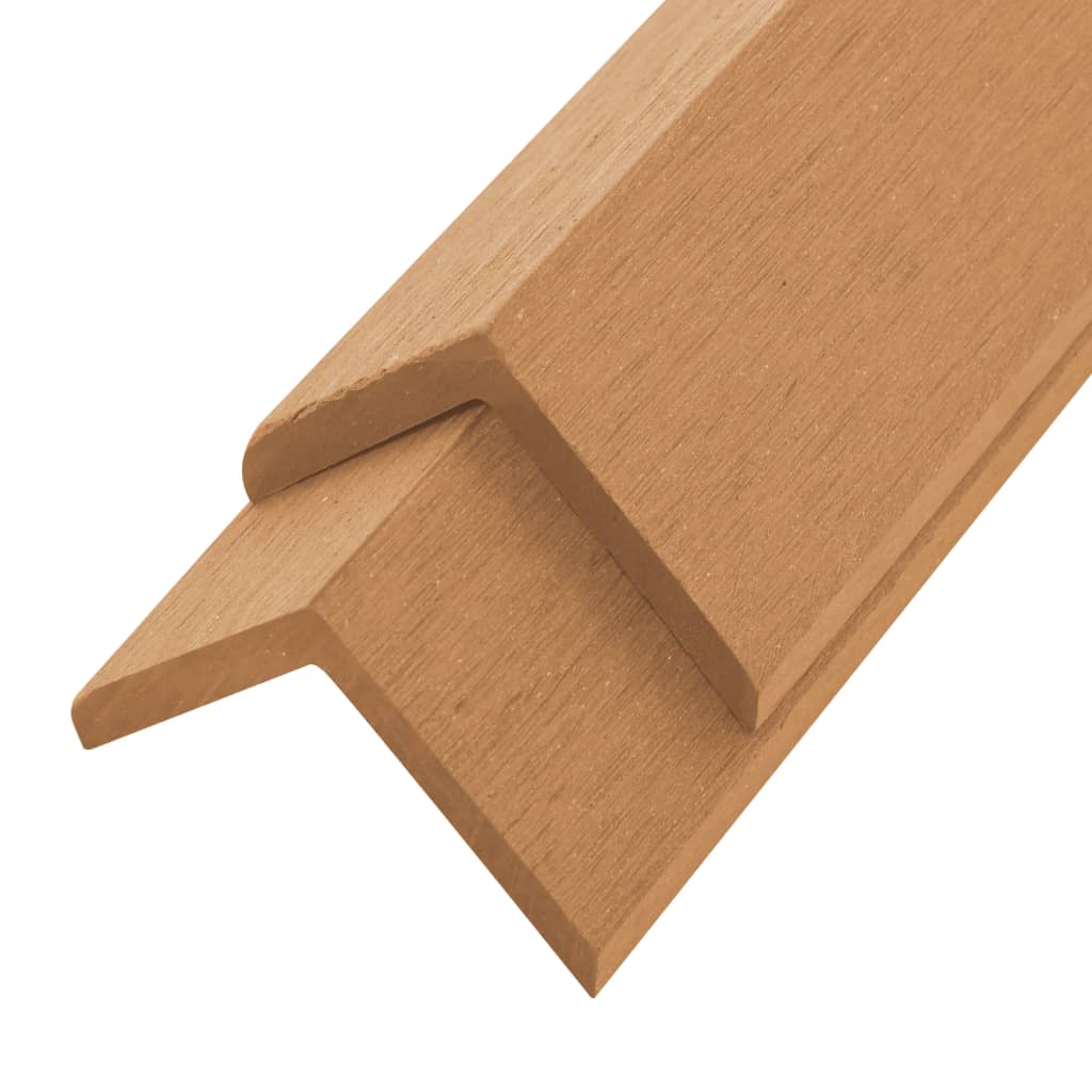 Γωνίες Deck 5 τεμ Χρώμα Teak 170 εκ. από WPC