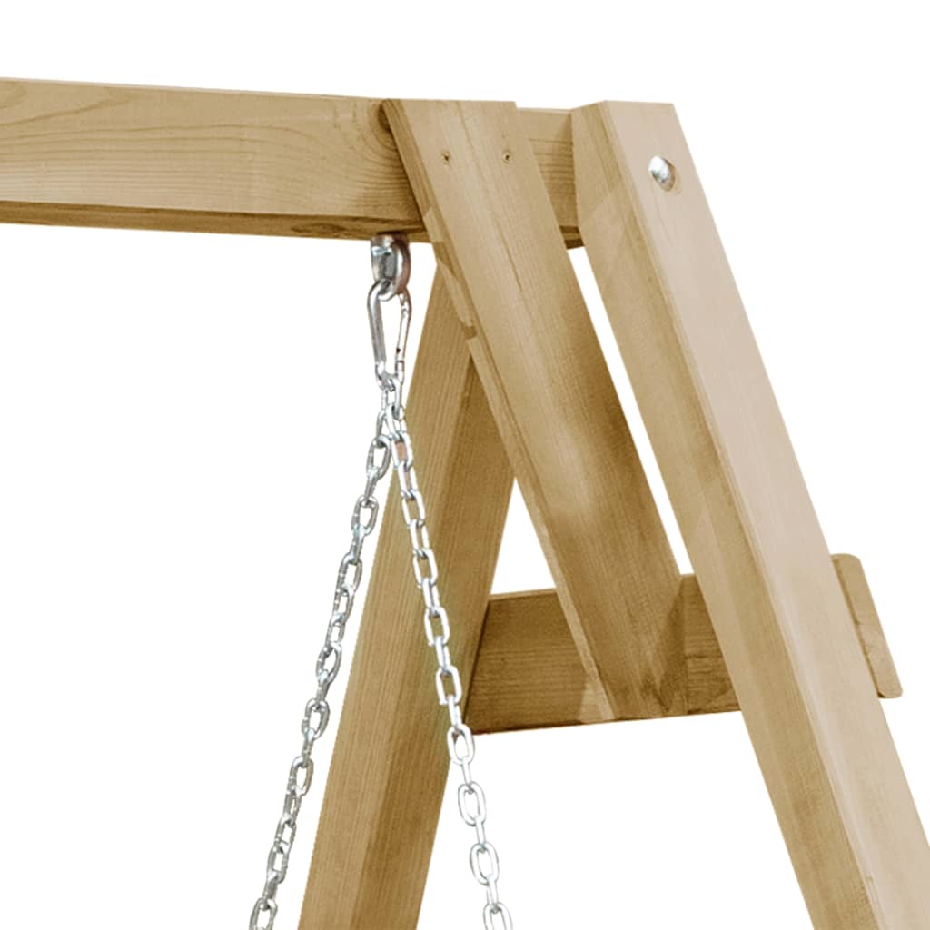 Παγκάκι Κούνια Κήπου 205x150x157 εκ. Εμποτισμένο Ξύλο Πεύκου