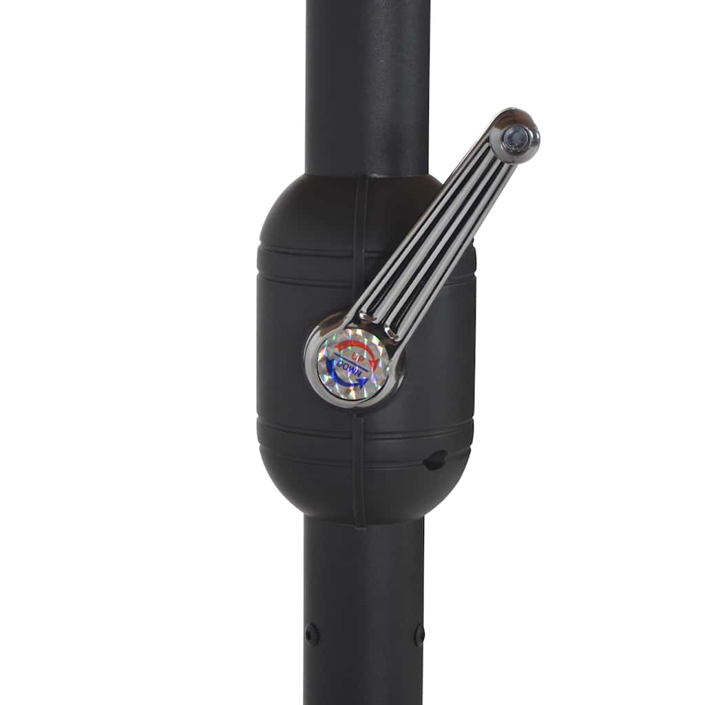 Ομπρέλα Κήπου Ανθρακί 460 x 270 εκ. με Ιστό Αλουμινίου - Pakobazaar