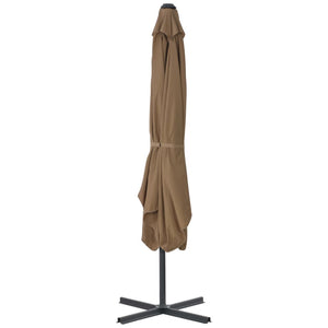 Ομπρέλα Κήπου Taupe 250 x 250 εκ. με Ατσάλινο Ιστό