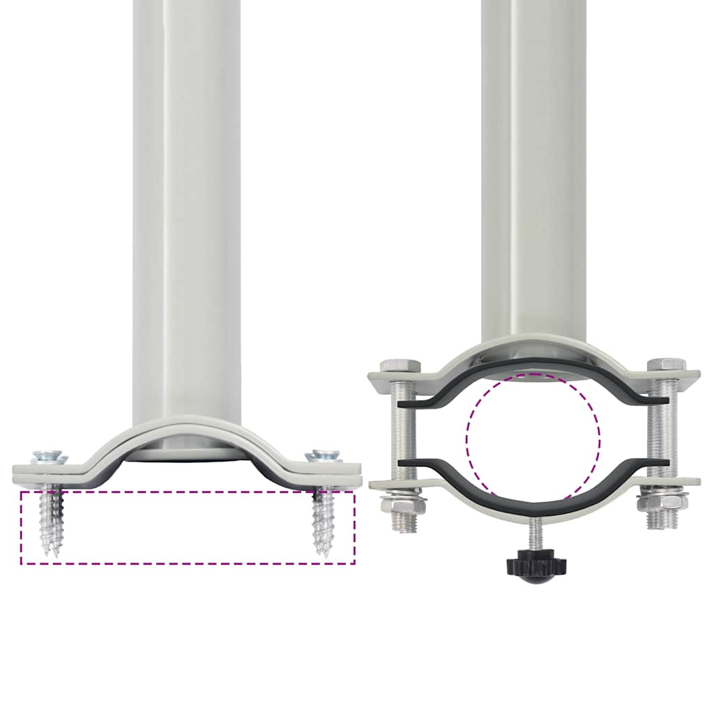 Σκίαστρο Πλαϊνό Συρόμενο Βεράντας Μαύρο 100 x 300 εκ.