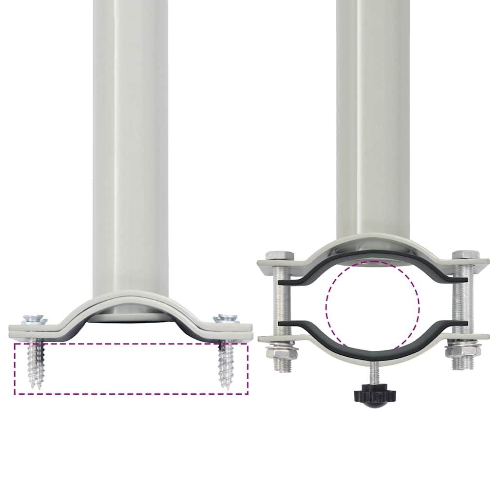 Σκίαστρο Πλαϊνό Συρόμενο Βεράντας Γκρι 160 x 300 εκ. - Pakobazaar