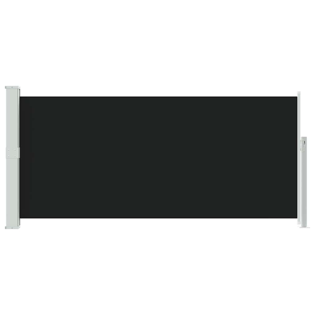 Σκίαστρο Πλαϊνό Συρόμενο Μαύρο 140 x 300 εκ. - Pakobazaar