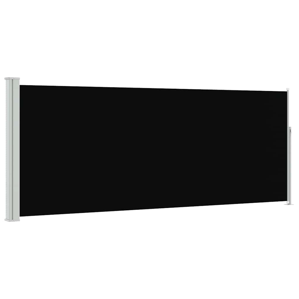 Σκίαστρο Πλαϊνό Συρόμενο Μαύρο 120 x 300 εκ.
