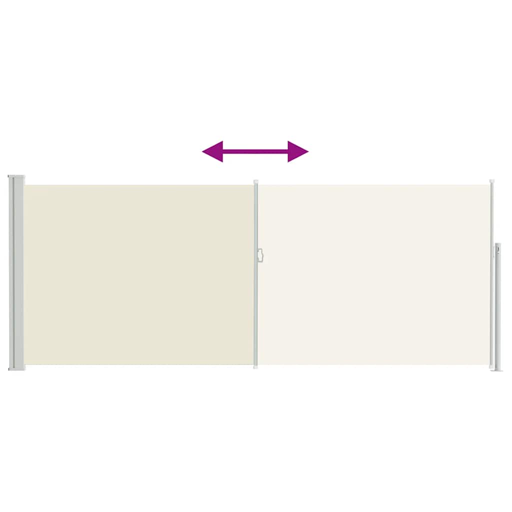 Σκίαστρο Πλαϊνό Συρόμενο Κρεμ 120 x 300 εκ.