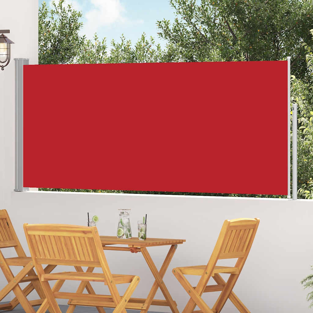 Σκίαστρο Πλαϊνό Συρόμενο Κόκκινο 120 x 300 εκ.