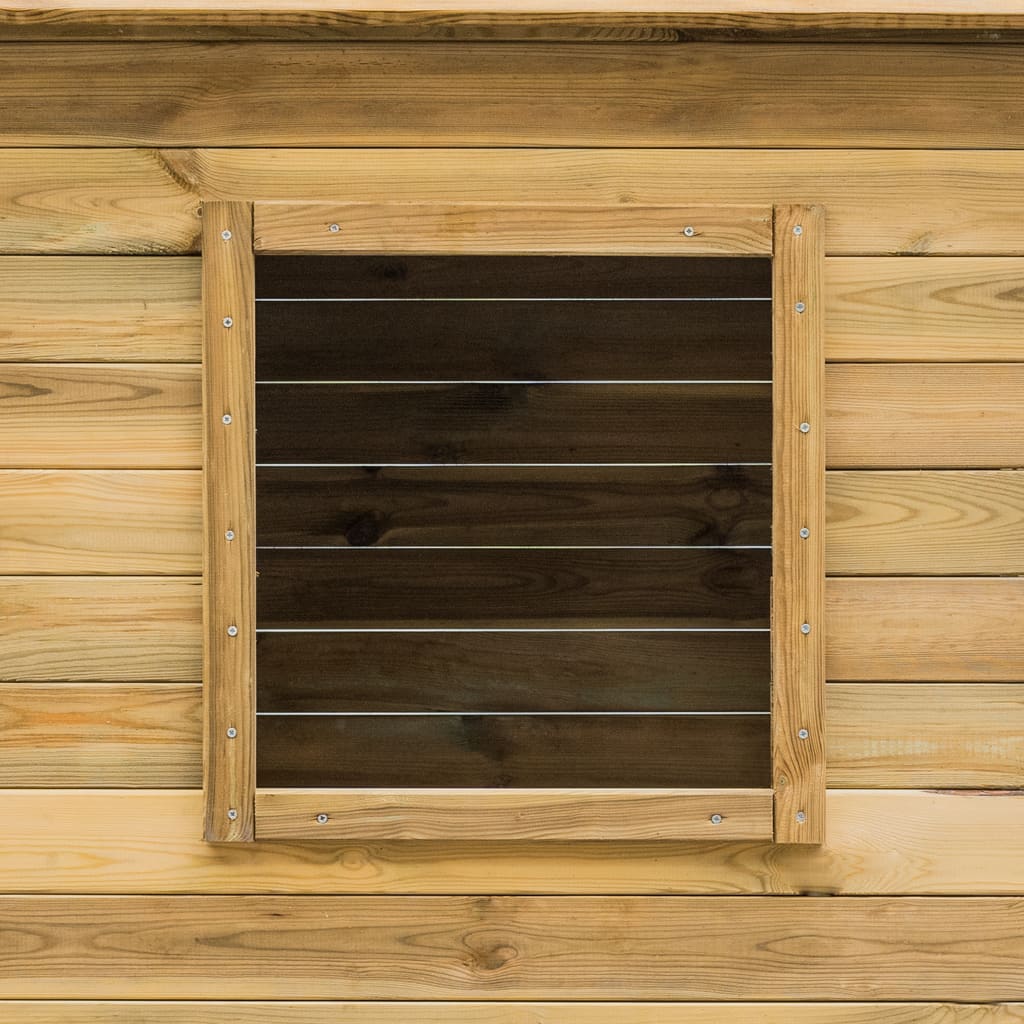 Σπιτάκι Εξωτερικού Χώρου 120 x 120 x 146 εκ. από Ξύλο Πεύκου