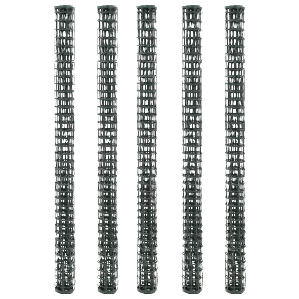 Πλέγματα Περίφραξης Κήπου 5 Τεμ. Πράσινα 1x1,2 μ. από HDPE - PAKOBAZAAR