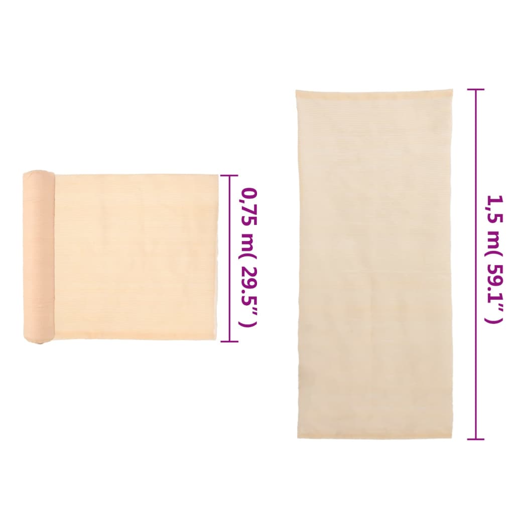 Δίχτυ Σκίασης Μπεζ 1,5 x 25 μ. από HDPE